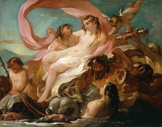 Venus som stiger upp ur havet, ca 1754-5